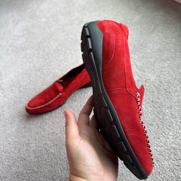 Ecco genuine suede leather loafers - Picture 4 of 6